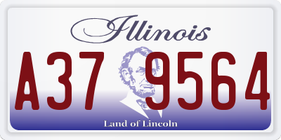 IL license plate A379564