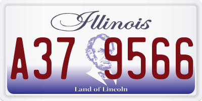 IL license plate A379566