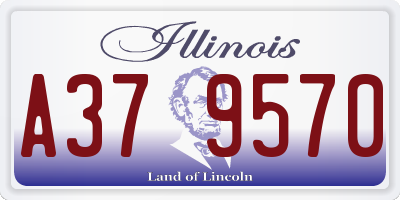 IL license plate A379570