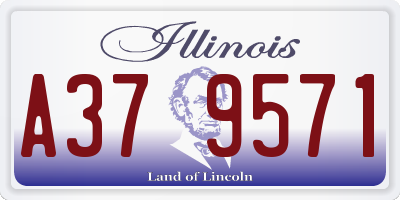 IL license plate A379571