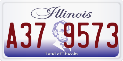 IL license plate A379573