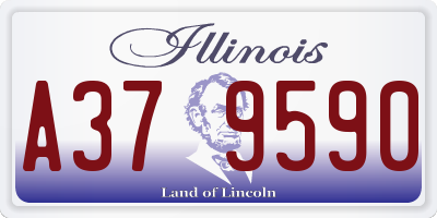 IL license plate A379590