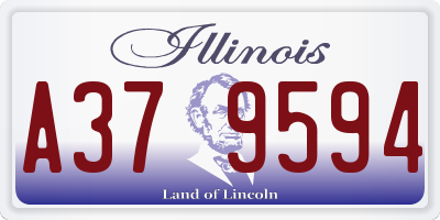 IL license plate A379594