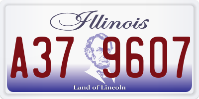 IL license plate A379607