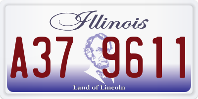 IL license plate A379611