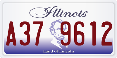 IL license plate A379612