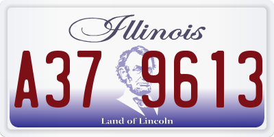 IL license plate A379613