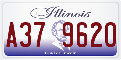 IL license plate A379620
