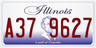 IL license plate A379627