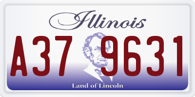 IL license plate A379631