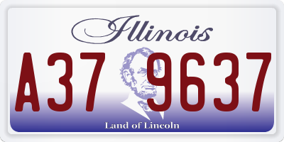 IL license plate A379637