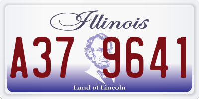 IL license plate A379641