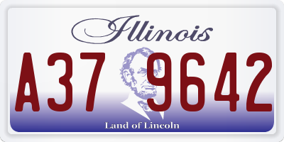 IL license plate A379642