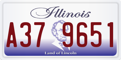 IL license plate A379651