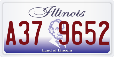 IL license plate A379652