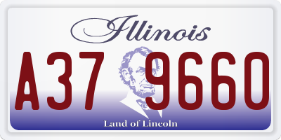 IL license plate A379660