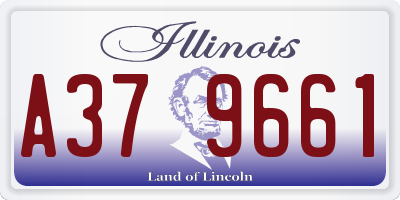 IL license plate A379661