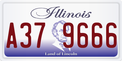 IL license plate A379666