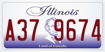 IL license plate A379674