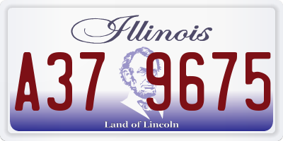 IL license plate A379675