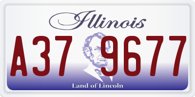 IL license plate A379677