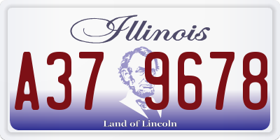IL license plate A379678