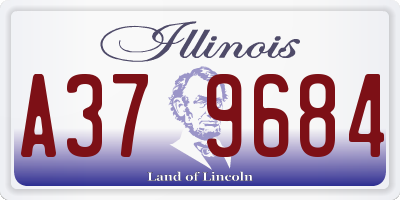IL license plate A379684