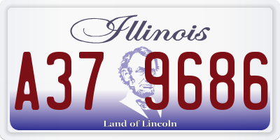 IL license plate A379686