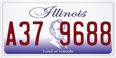 IL license plate A379688