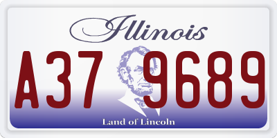 IL license plate A379689
