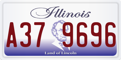 IL license plate A379696