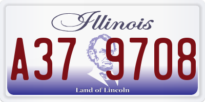 IL license plate A379708