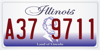IL license plate A379711