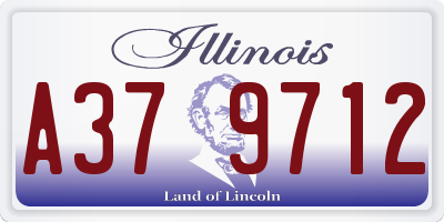 IL license plate A379712