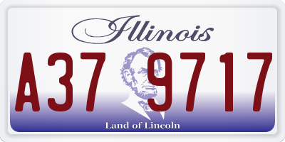 IL license plate A379717