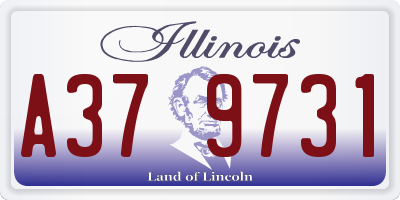 IL license plate A379731