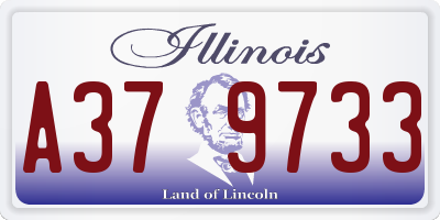 IL license plate A379733