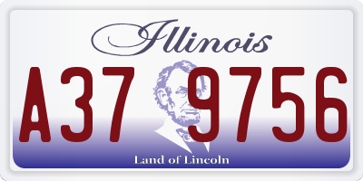 IL license plate A379756