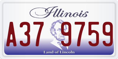 IL license plate A379759