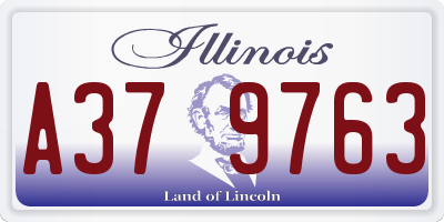 IL license plate A379763