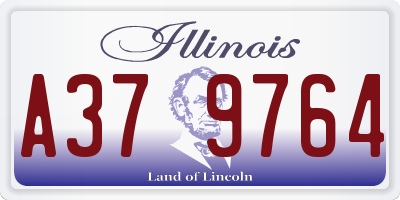 IL license plate A379764