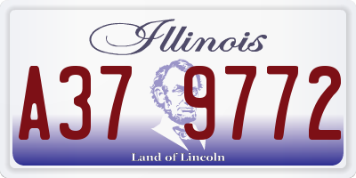 IL license plate A379772