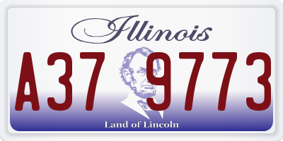 IL license plate A379773