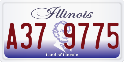 IL license plate A379775