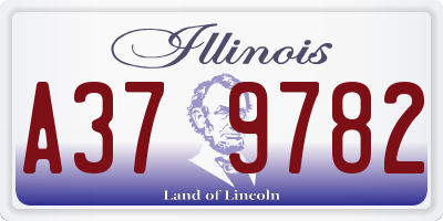 IL license plate A379782
