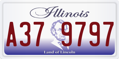 IL license plate A379797