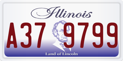 IL license plate A379799
