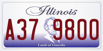 IL license plate A379800