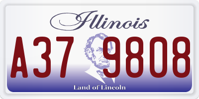 IL license plate A379808