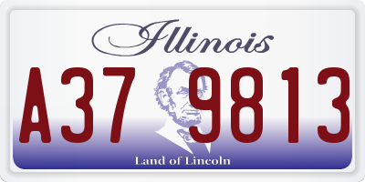 IL license plate A379813